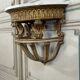 Console en bois sculpté de style Louis XVI vers 1900