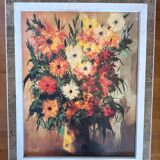 Painting, oil on canvas "Bouquet of Flowers"