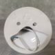 White ceramic hand wall lamp