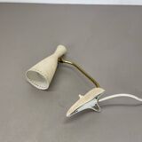 Original Modernist beige Metal Table Light by Cosack, Germany, 1960s