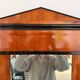 Biedermeier wall mirror with ebonised cherry veneer, South Germany, 1820