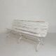 Garden bench, slatted bench, folding, 2 metres long, 1930s.