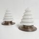 Set of 2 triangle GISO ceiling lamps, 1960’s