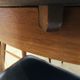 Table a manger scandinave, extensible en teck circa 60