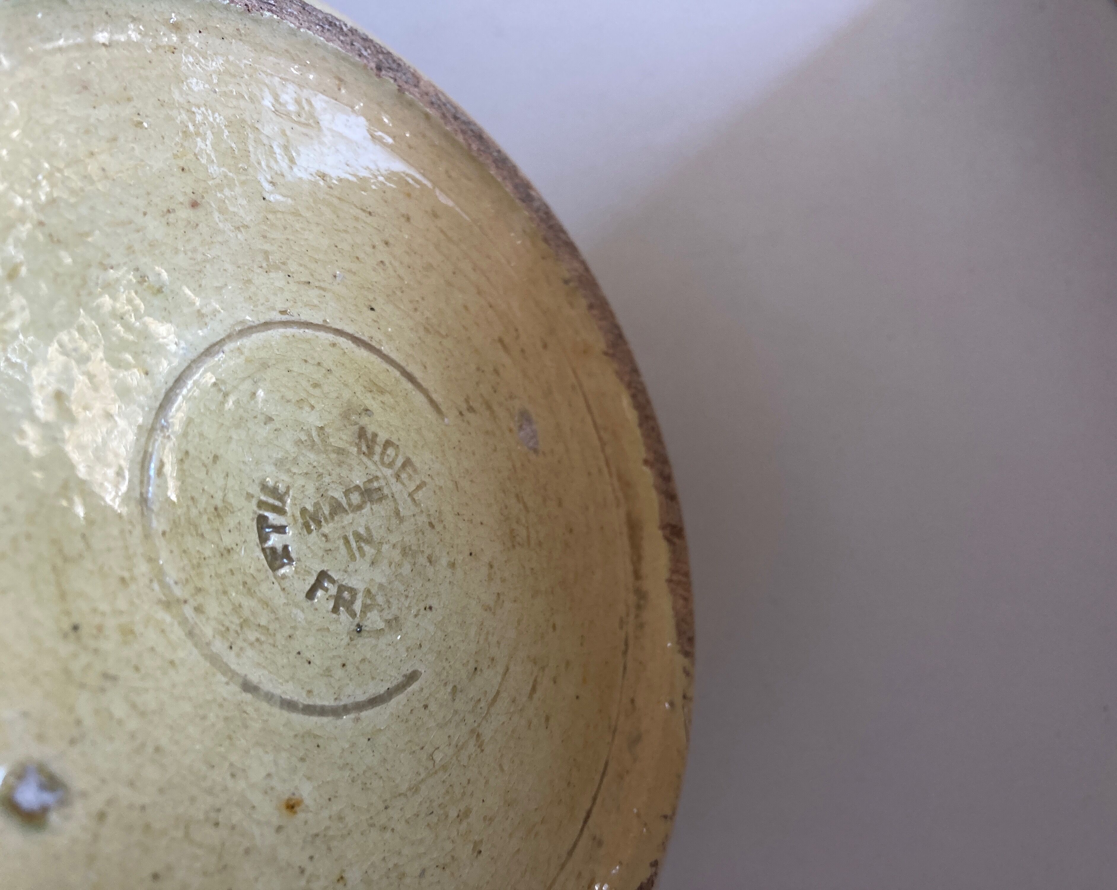 Pitcher vase glazed earth Etienne Noël Dieulefit 1950