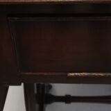 Bureau anglais à rabats et piètement en lyre