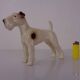 Porcelain Figurine of Fox Terrier, Denmark, 1950s