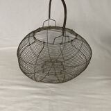 Salad or old egg basket made of vintage wire