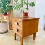 Art Deco oak bedside table from the early 20th century