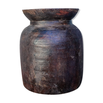 wooden Himachal pot