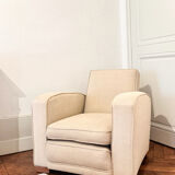 Attention to jacques adnet (1900-1984) - pair of club armchairs