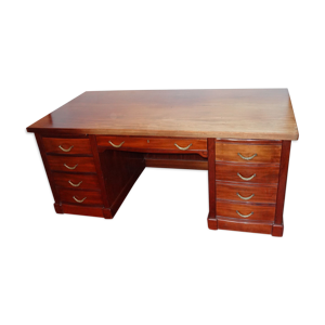 bureau anglais en acajou