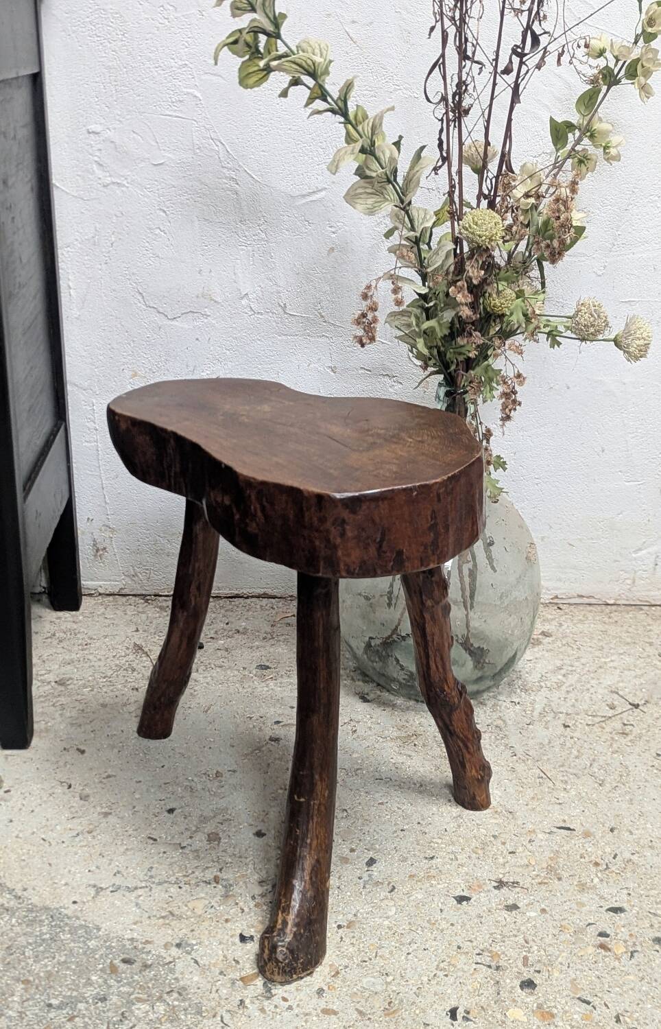 Brutalist Freeform Stool 60/70 Vintage 1
