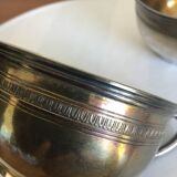 Tasse métal argenté