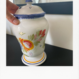 Large apothecary pot Henriot Quimper