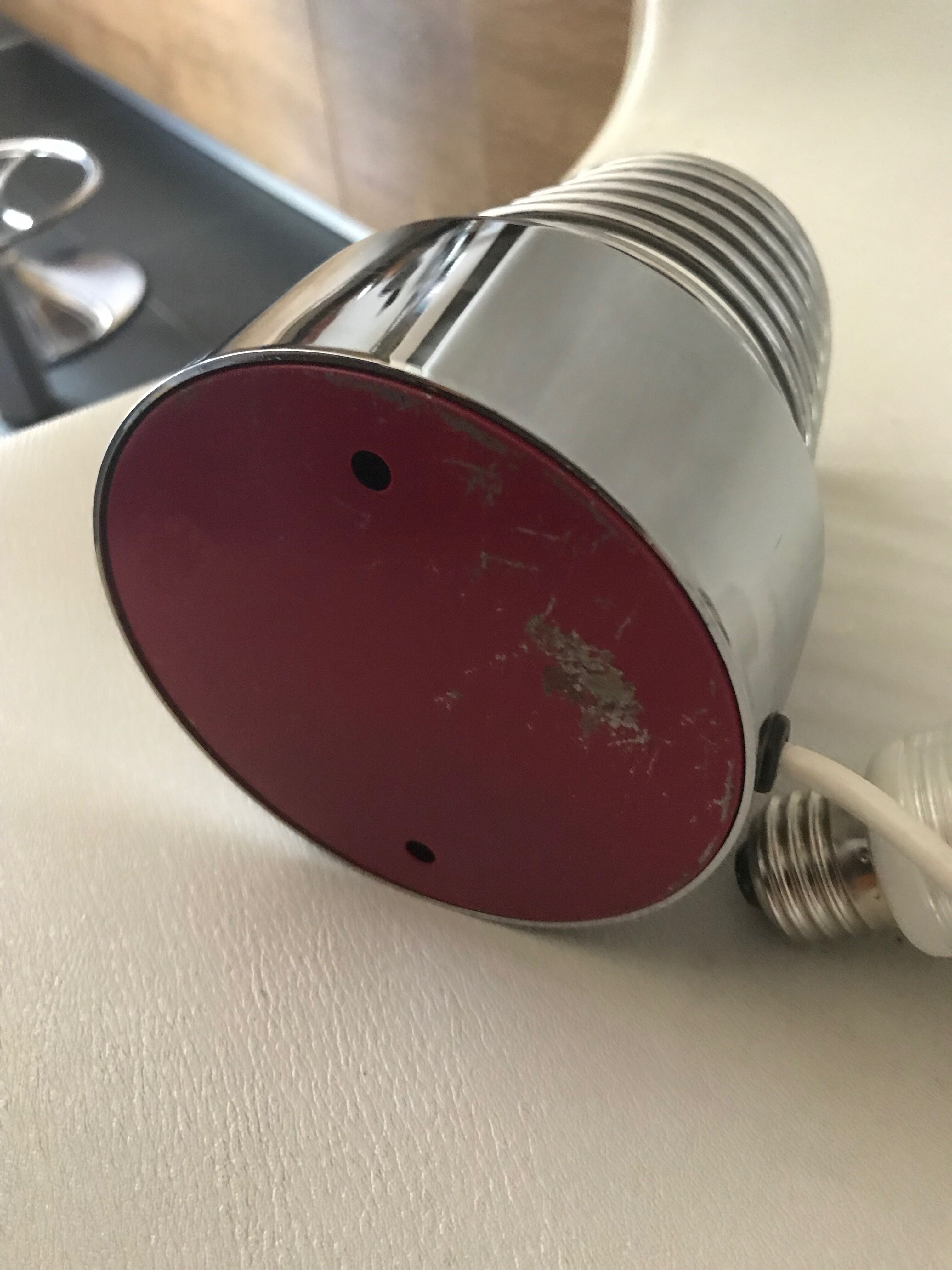 Lampe de table ressort année 70