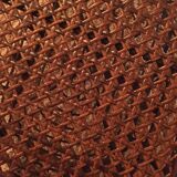 Rattan and caning coffee table