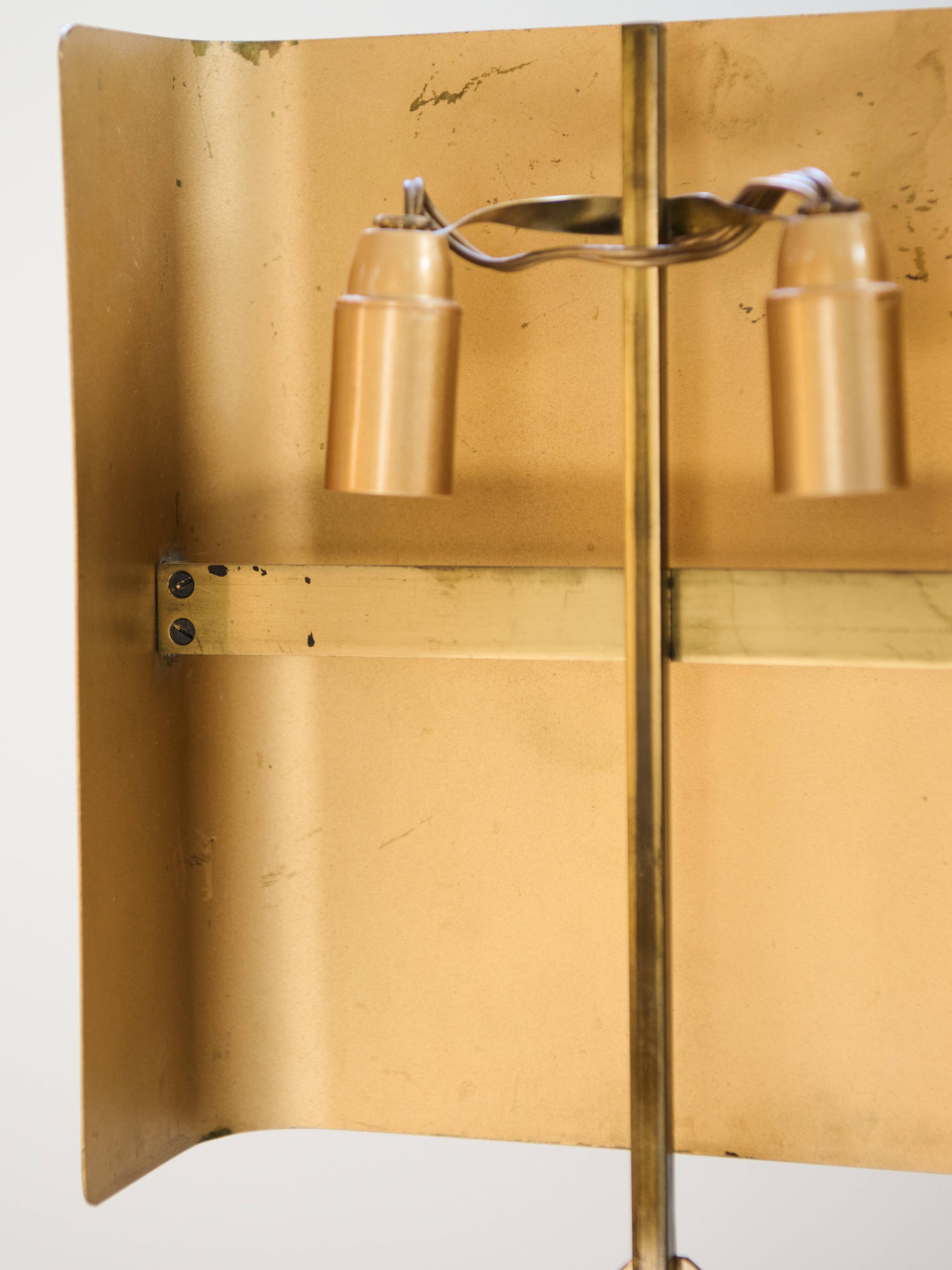 Bronze lamp by Maison Charles