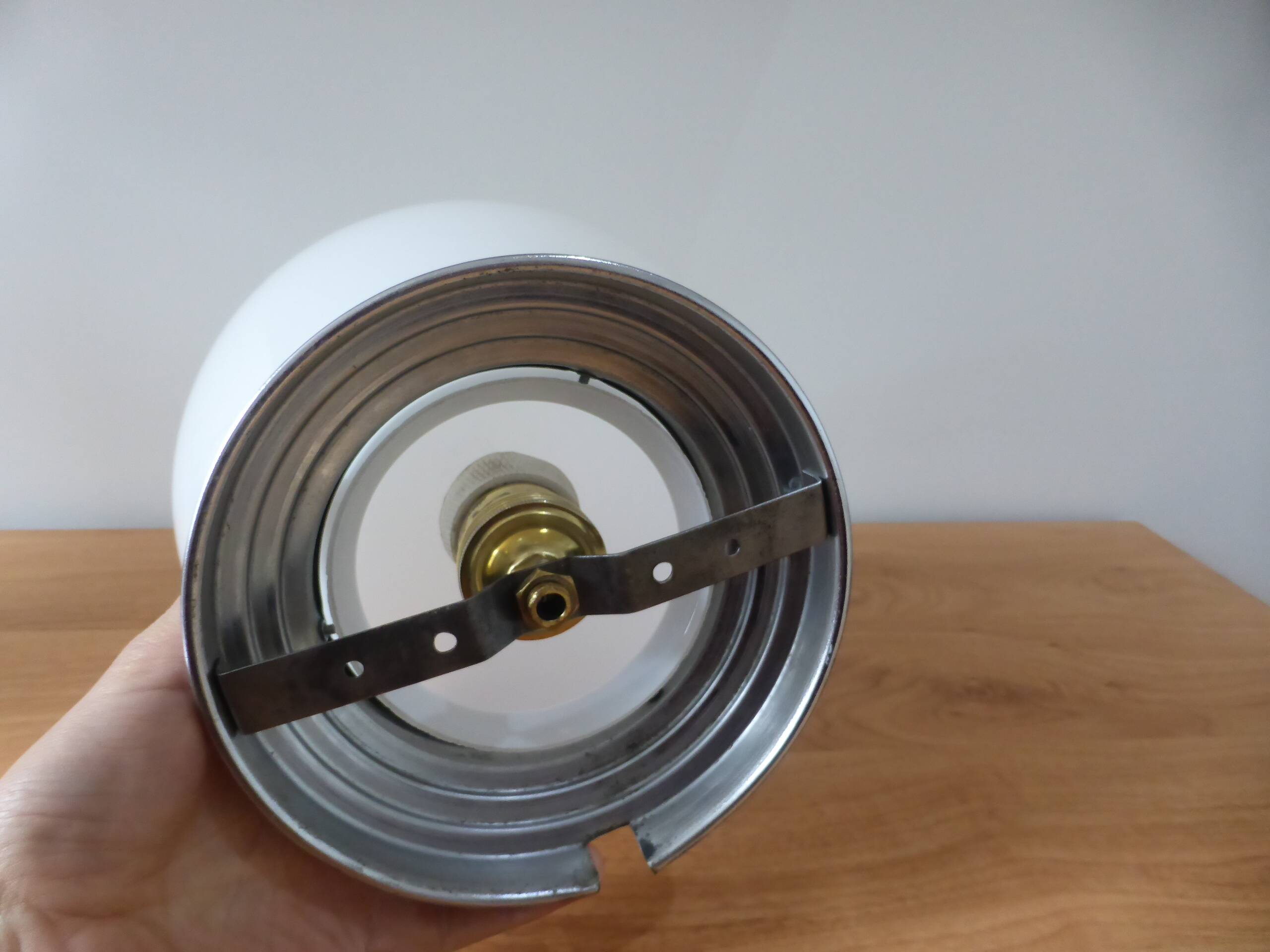 vintage glass ball light fixture