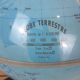 Globe terrestre lumineux vintage