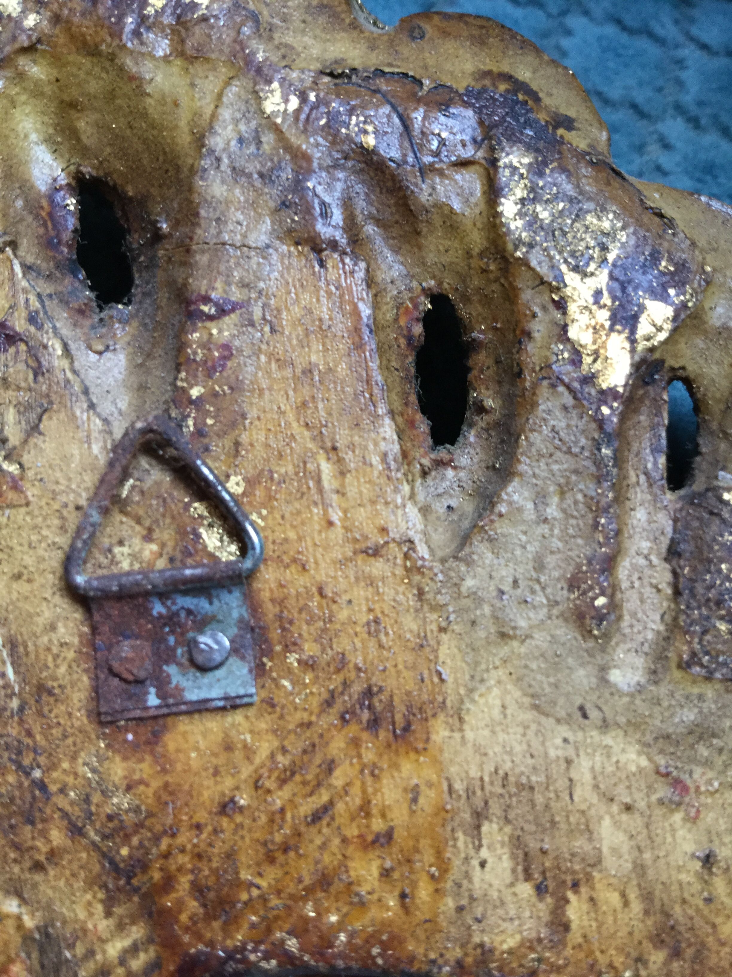 Small mirror style Louis XV gilded 21x32cm