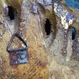 Small mirror style Louis XV gilded 21x32cm