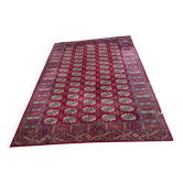 Bokhara red burgundy industrial wool Persian carpet 200x300cm