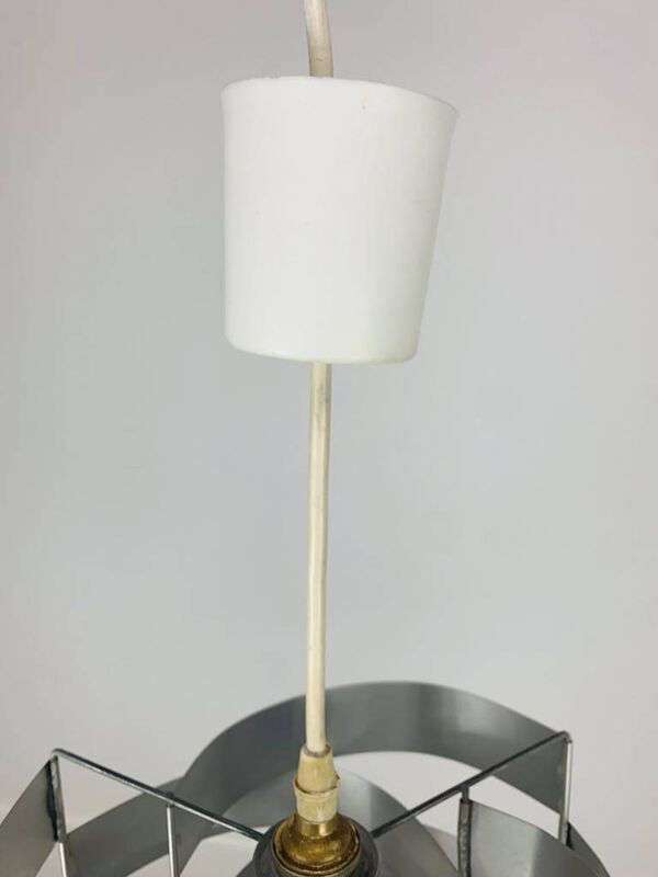 Suspension Max Sauze aluminium années 70, space age