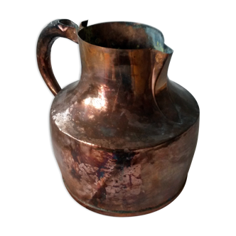 Copper pitcher