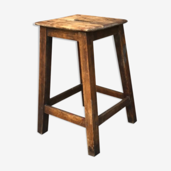 Renovated 1950 wooden stool