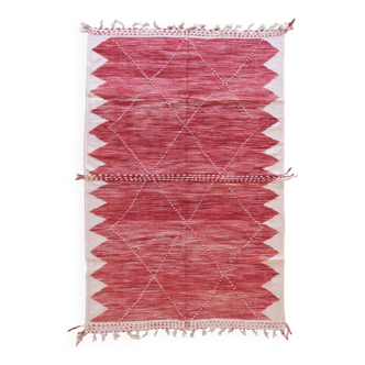 Raspberry Kilim Rug - 306 x 203 cm