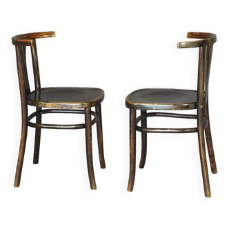 2 chaises " bistrot " Pologne 1939 Bentwood