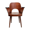 Walnut dining chair model 1515 by Oswald Haerdtl