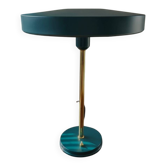 Vintage Philips Timor desk lamp, 1960s, green model.