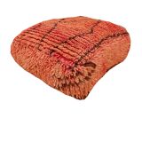 Handmade Berber pouf in wool 60 X 60 X 20 CM