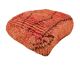 Handmade Berber pouf in wool 60 X 60 X 20 CM