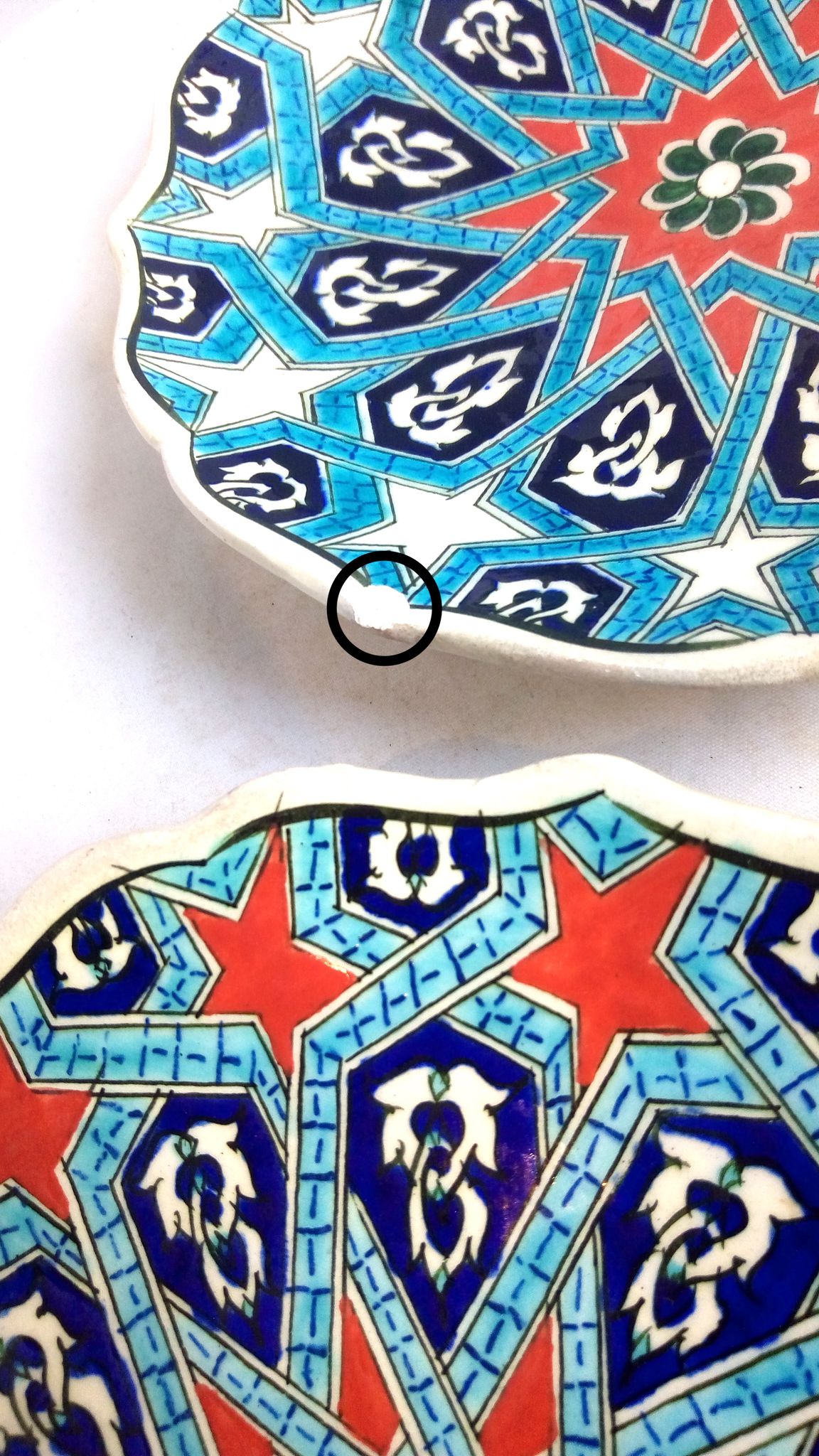 Kutahya craft plate duo