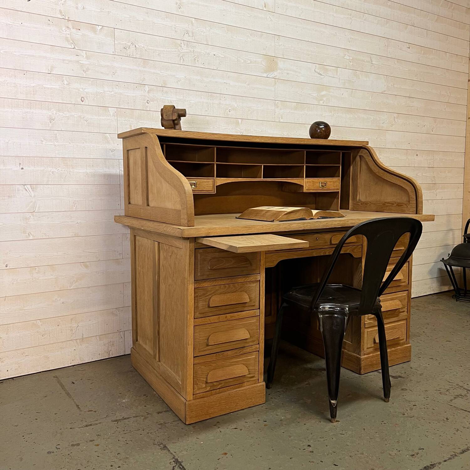 American oak desk 1950