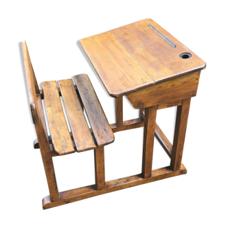 Oak school desk