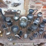 1 set of 20 pewter objects