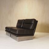 Roche Bobois French lounge chair set from the 1970s