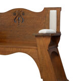 Arts And Crafts oak hall bench