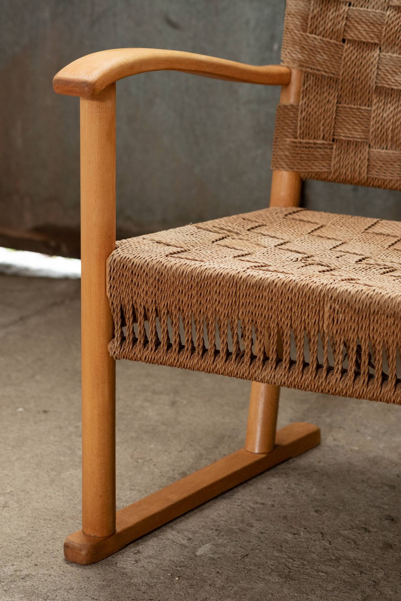 Karl Schrøder Lounge Chair Model 1641 for Fritz Hansen, 1940s Denmark
