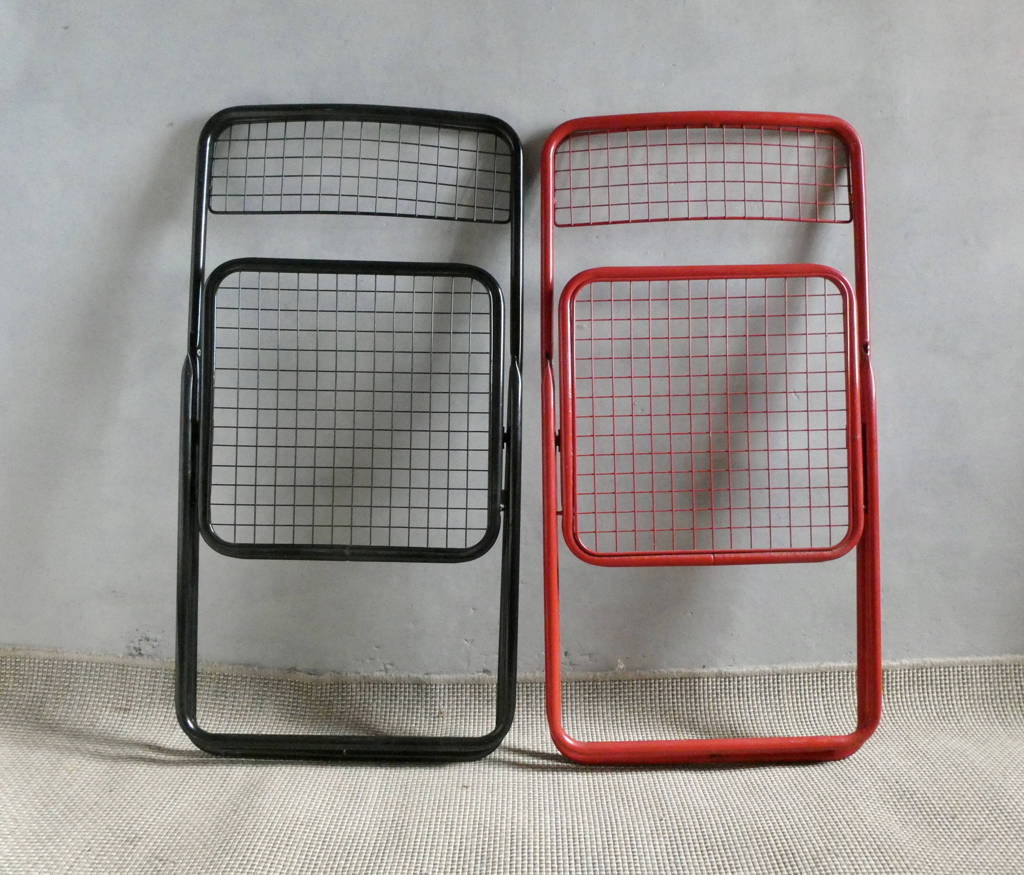 Pair of folding chairs by Niels Gammelgaard for Ikea