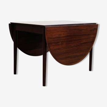 Extendable mid century drop leave rosewood dining table, model 227 by Arne Vodder for Sibast