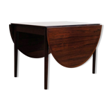 Table à manger extensible vintage en palissandre, modèle 227 par Arne Vodder pour Sibast