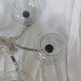 5-branched chandelier by Sciolari, Italy, space age, 1970