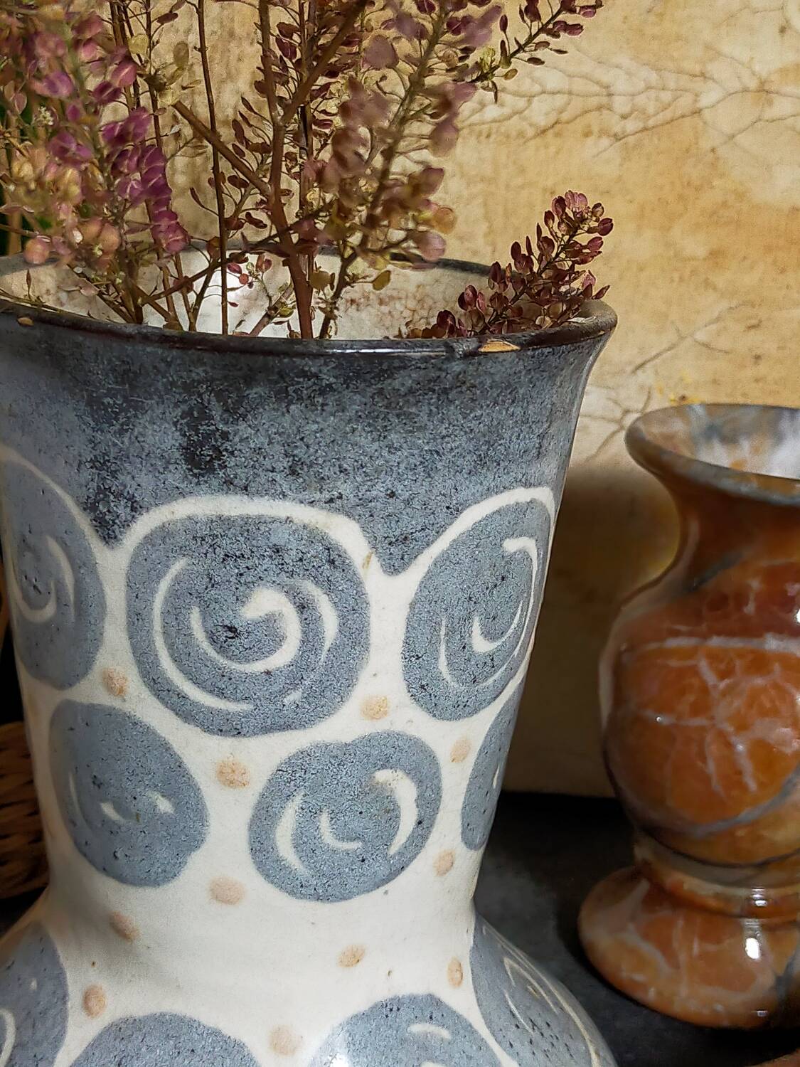 Elchinger fils Art Deco ceramic vase