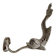 Silver fish wall hook