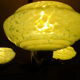 Lustre en opaline des années 1960